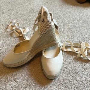 Soludos Lyon ankle wrap espadrille size 8.5. Never worn. NWOT